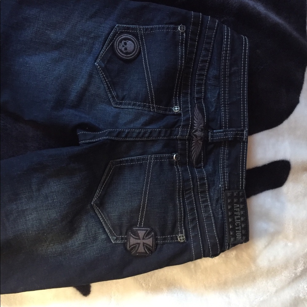 Affliction black premium Raquel size 27